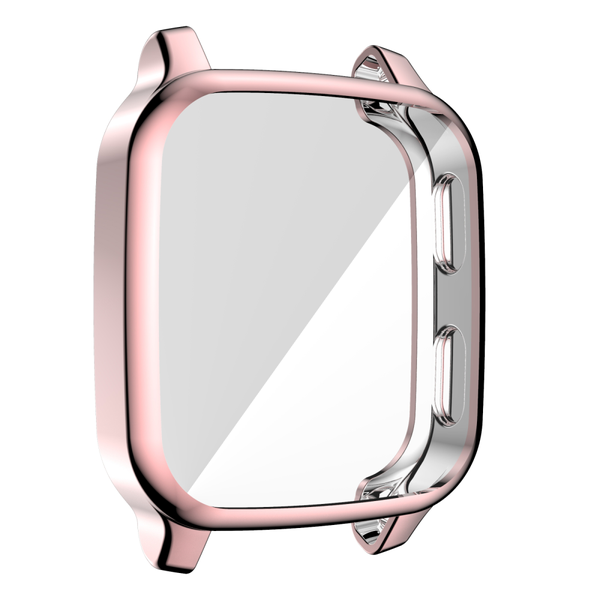Full Coverage TPU Electroplating Protective Case for Garmin Venu Sq - Pink