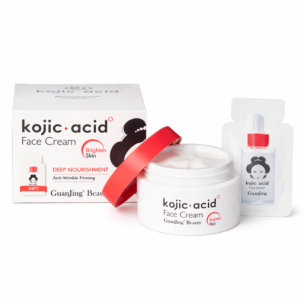 GuanJing Beauty Kojic Acid Face Cream - Brightening &amp; Hydrating