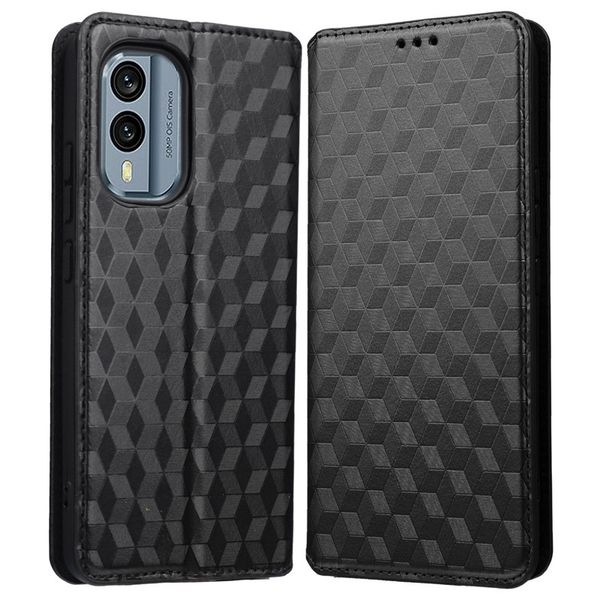 Flip Cover Compatible With Nokia X30 Shockproof Leather Cover