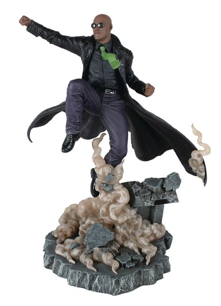 The Matrix Gallery DLX Morpheus PVC Statue