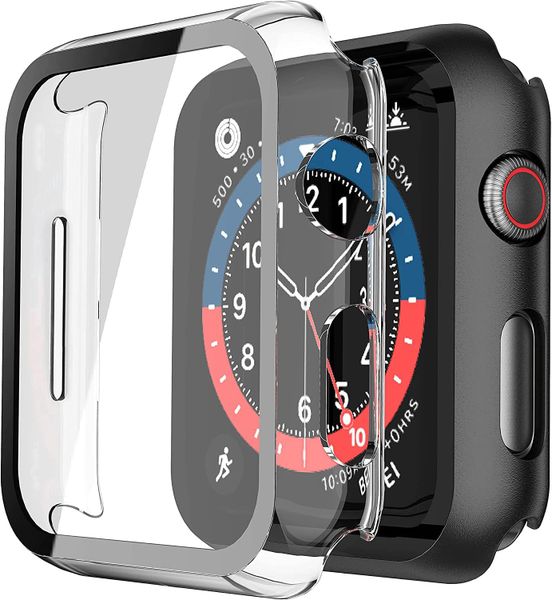 2 Pack Tempered Glass Screen Protector Compatible with Apple Watch 41mm