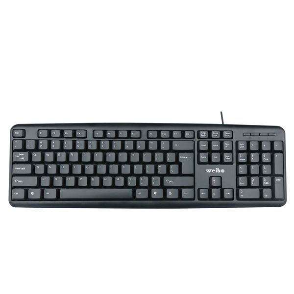 Black Office Keyboard Wired