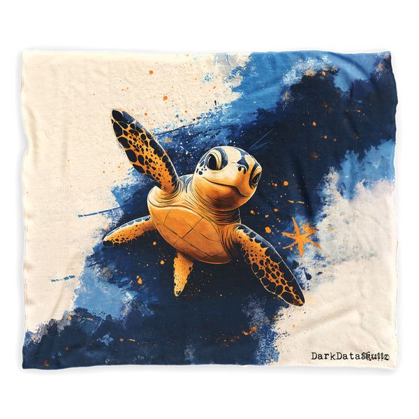 Turtle Minky Blanket by Wikus Schalkwyk