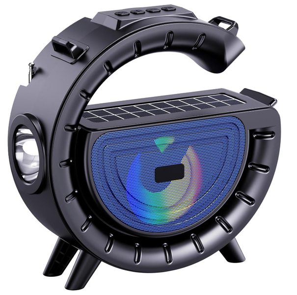 DV-800 G-Shape Portable Solar Radio with Bluetooth