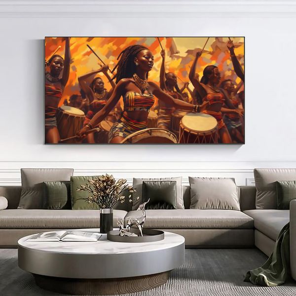 Canvas Wall Decor - Drums of Unity - 0366