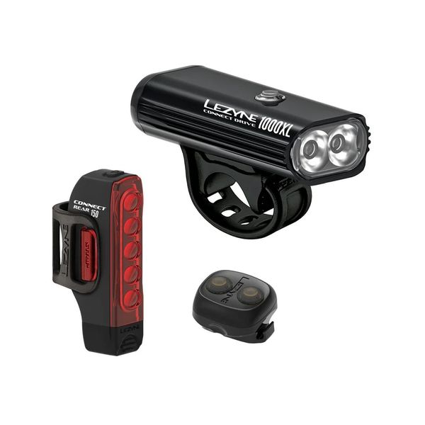 LEZYNE Connect Pro 1000 XL / Strip Drive Light Set
