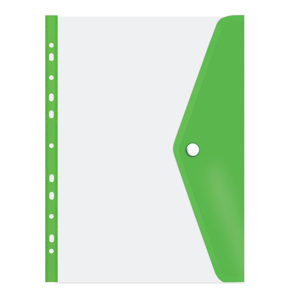 Treeline Filing Carry Folder Open Long Side Green - Pack of 5