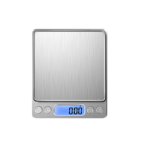 Digital Kitchen Scale 2000g/0.1g, 6 Measure Modes with 2 Trays, LCD Display