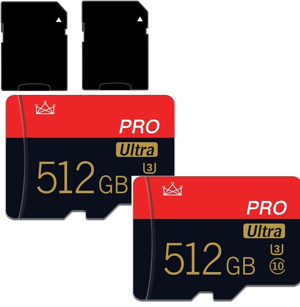 2-Pack512GB Ultra SD Card Class 10 | for Drone, Camera, Phone, Console