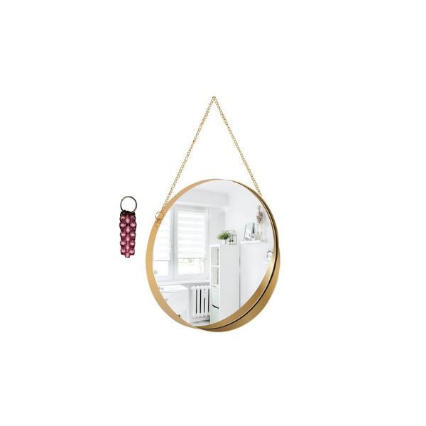 Round Rope Mirror And A Keyholder