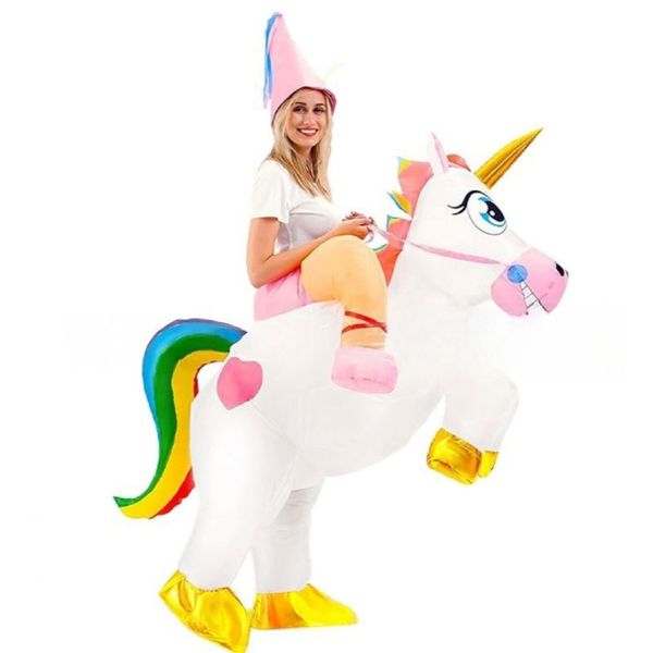 Adult Inflatable Costume - Unicorn Ride-on