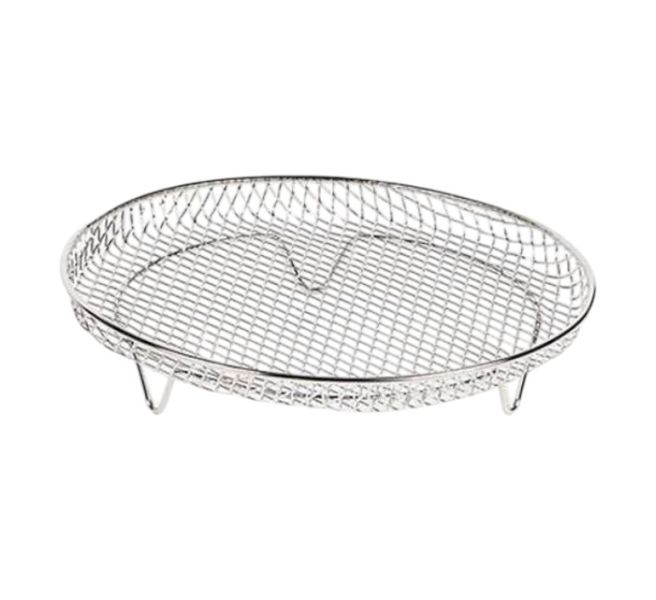 1 Piece - Stainless Steel Pan And Cooling Rack - Silver