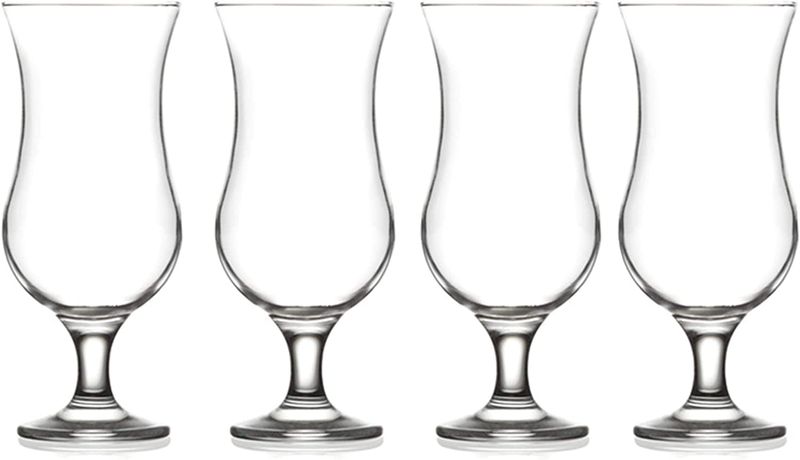 Hurricane Cocktail Glasses Set of 4- 470 ml