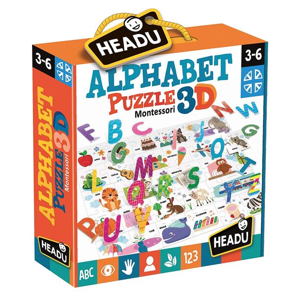HEADU Montessori Alphabet Puzzle