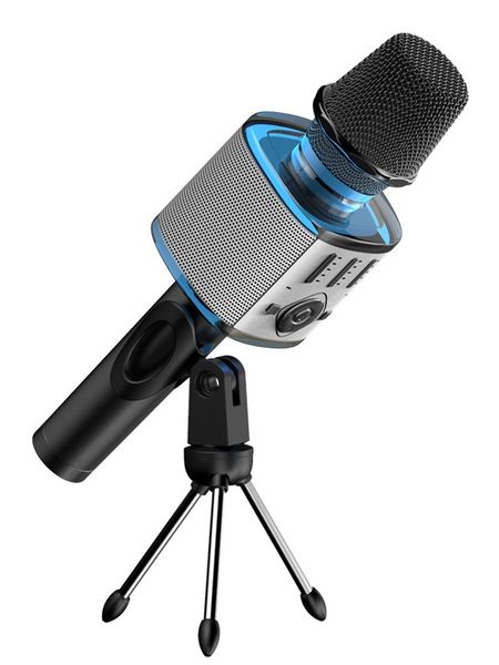 Yesido Wireless Karaoke Microphone With Desktop Stand- KR10