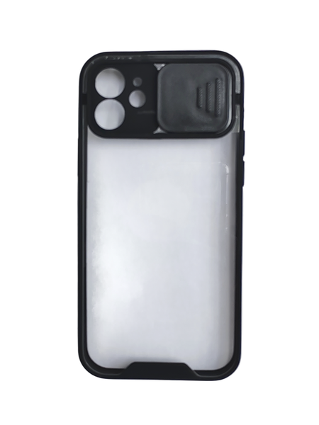 Clear &amp; Colour Side Camera Slider Cover Compatibillity With Iphone 12