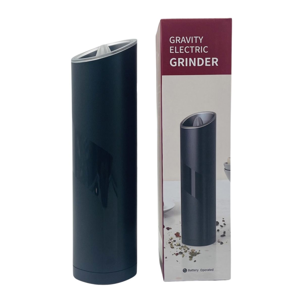 Soul Lifestyle Electric Hand Gravity Spice Grinder with LED Light