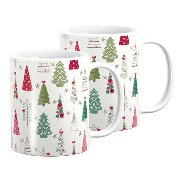 Mug Set - Christmas Trees image