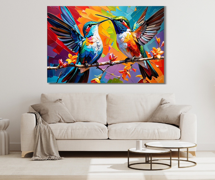 Canvas Wall Art Home Decor - Colour Takes Flight