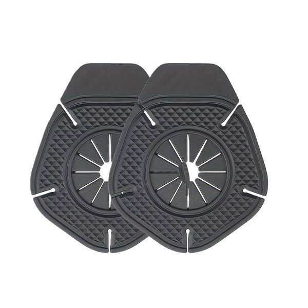 2-Pack Wiper Arm Hole Covers - PVC Debris Shields for Windshield Drain Hole