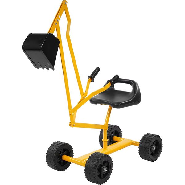 Excavator Digger Playset Beach Toys Sandbox Digger Toy Ride On Sand Digger