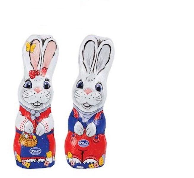 Sweet Choc Easter Bunny Foiled 125g x 2