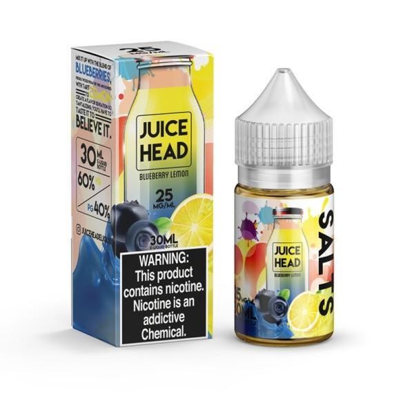 Vape Juice Juice Head Blueberry Lemon Nic Salt 30ml 25mg