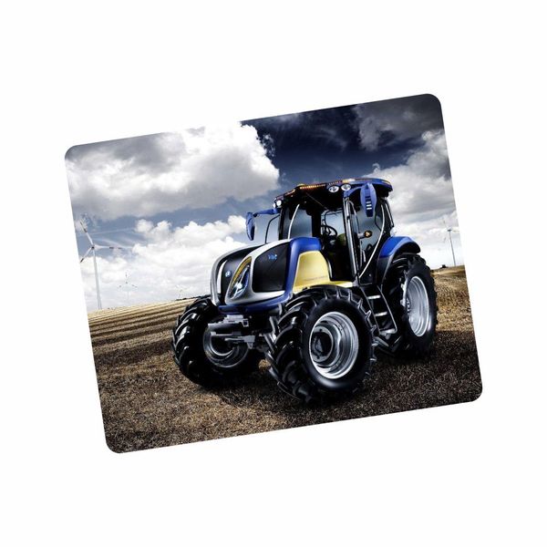 Blue Tractor Farm Mouse Pad