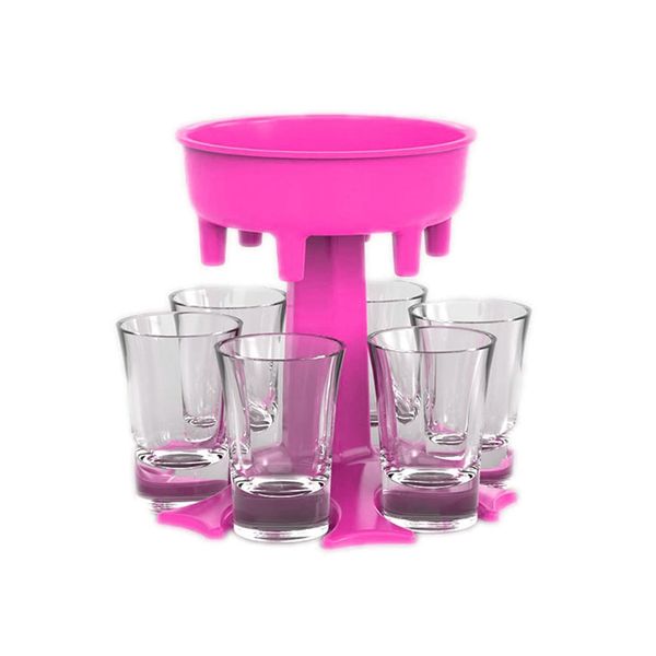 6 Shot Glass Dispenser And Holder