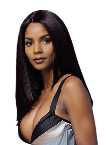 24 inches l Color Straight 13x4 Frontal Lace Wig 16A Grade Human Hair
