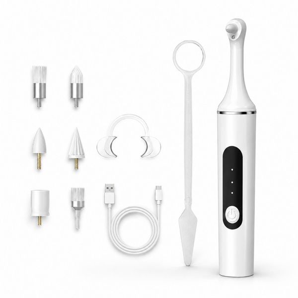 Teeth Whitening Device, Home Pet Tooth Polisher, White