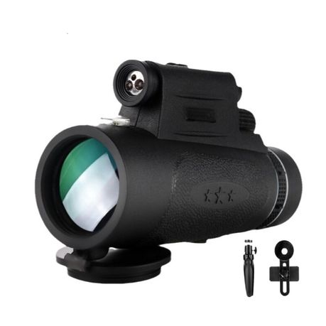 80x100 Monocular HD Telescope with Lights for Adults High Powered Monocular Image