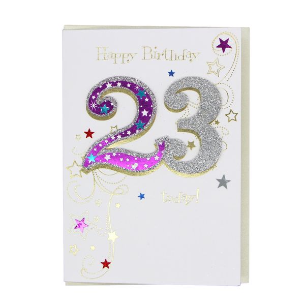 Happy 23rd Birthday card