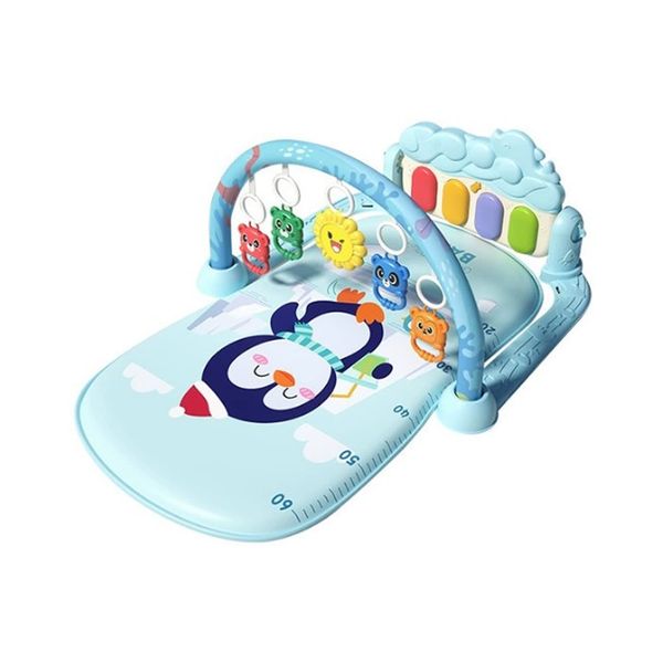 Baby Play Gym,Tummy Time Activity Mat,Washable Kick and Play Piano Mat