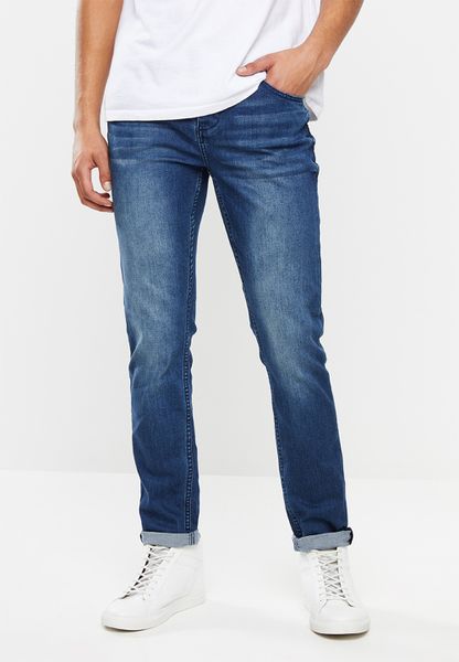 Men's S.P.C.C. Dirty Indigo Signature Feather - Blue