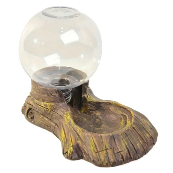 Pet Automatic Reptile Water Dispenser With Resin Basin - 13.5cm