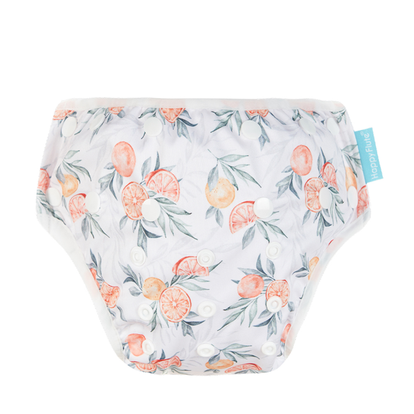 Baby Reusable Swim Diaper - Citrus orange