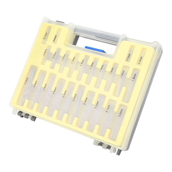 Spiral Drill Bit Set 150pcs, 0.4-
