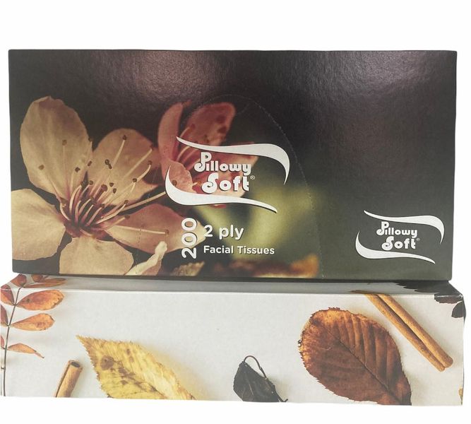 Luxury 2ply Facial Tissues - Pack of 300