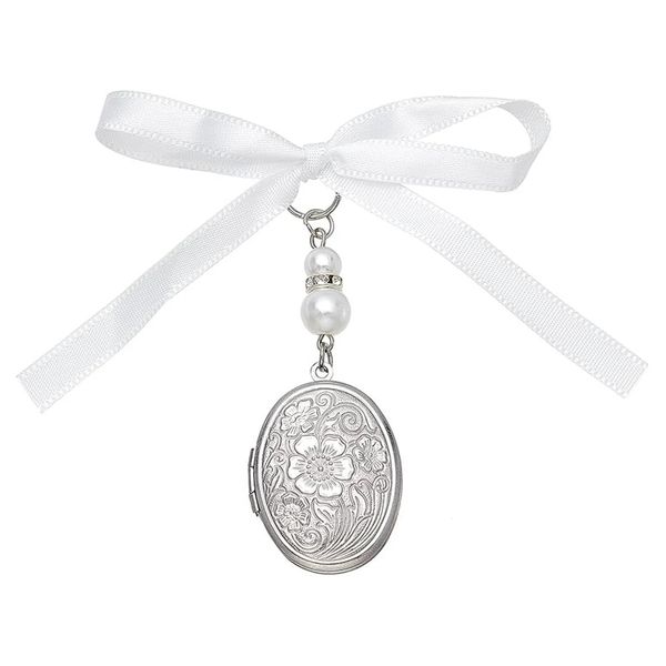 Single Memorial Wedding Bouquet Photo Pendant Locket