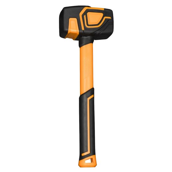 Tool DIY Ergonomic Shock Absorbing Rubber Mallet Hammer (25cm)
