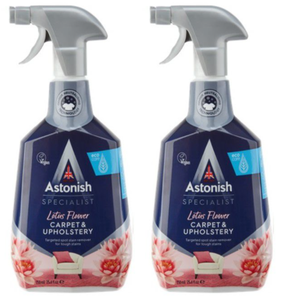 Astonish Carpet &amp; Upholstery Cleaner - 2 Pack