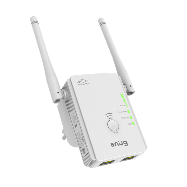Snug 300Mbps Wi-Fi Range Extender - White