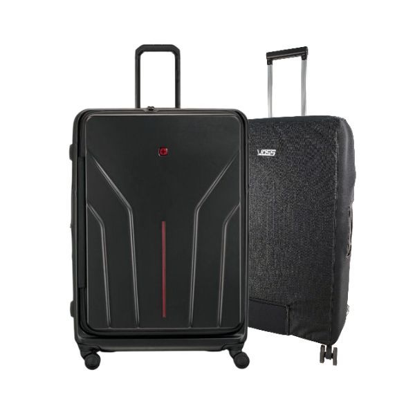 Wenger Amplix 82cm Hardside Luggage Trolley + Free Voss Luggage Cover