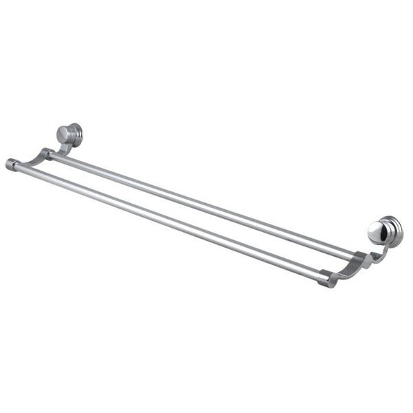 Chrome Plated San Marco Double Towel Rail