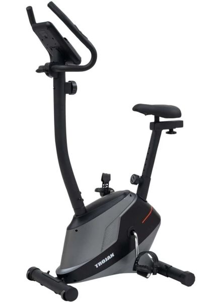 Upright Exercise Bike with Magnetic Resistance and LCD Monitor