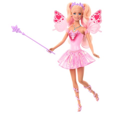 Barbie Fairy Doll with Toy Wand & Fashion Accessories Image