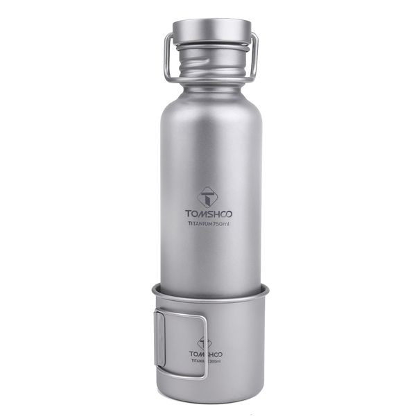 Titanium Water Bottle 550ml for Camping