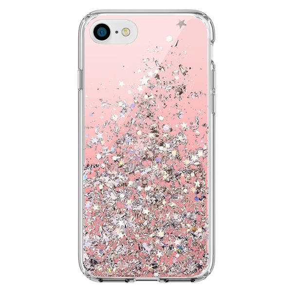 Switcheasy Starfield Case For iPhone SE (2020 Model) Transparent Rose