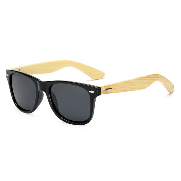 Black Bamboo Sunglasses image